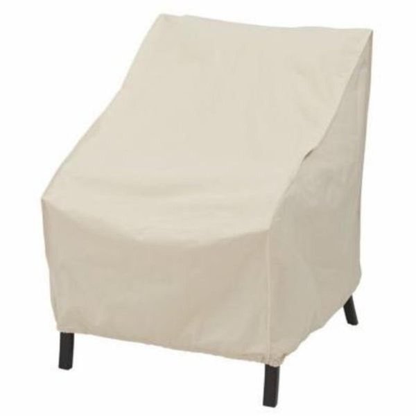 Mr. Bar-B-Q 28 x 33 x 33 in. 600 x 300D PE Elastic Taupe Poly Chair Cover 100822